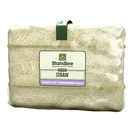 Standlee Hay Standlee Hay 1600-20121-0-0 50 lbs. Straw Grab N Go Compressed Bale 192943
